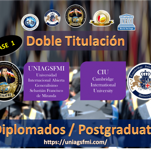 Diplomados Doble titulación Uniagsfmi-CIU